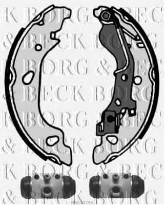 BORG & BECK bbs1079k -  Комплект тормозных колодок